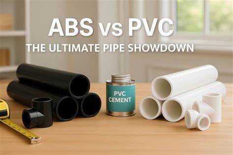 porovnanie štruktúry a vzhľadu plastov PVC a ABS
