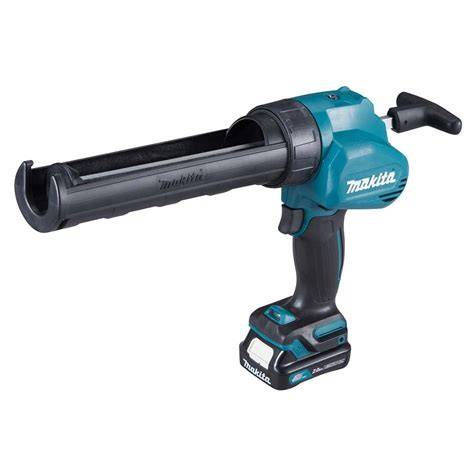 Detail akumulátorovej pištole na silikón Makita CG100DSAA s označenými časťami