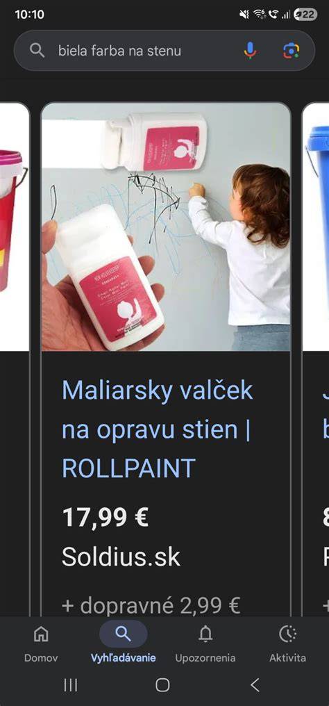 Postup maľovania sadrokartónovej steny valčekom