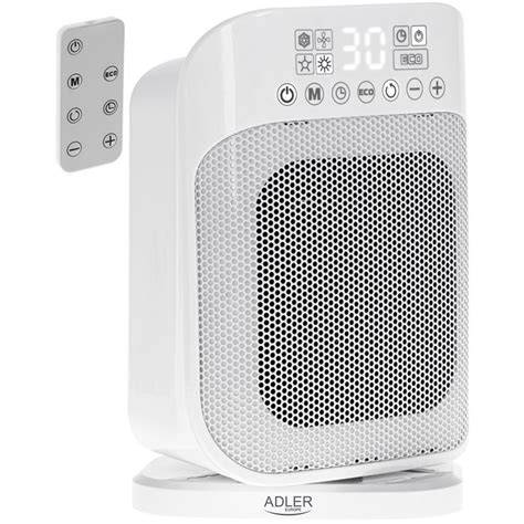 Kompaktný teplovzdušný ventilátor s LED displejom