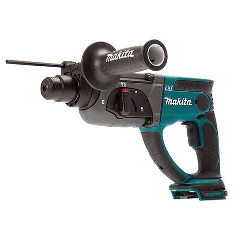 Makita DHR202Z - bočný pohľad s detailom upínania SDS-Plus