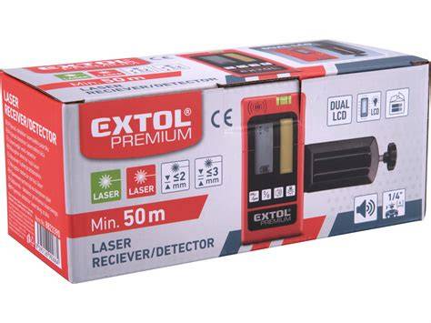 Viditeľnosť zeleného laserového lúča v exteriéri s detektorom