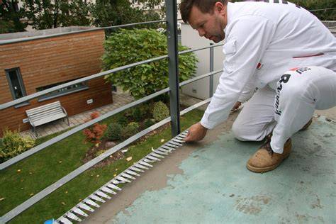 Inštalácia balkónového odkvapového profilu