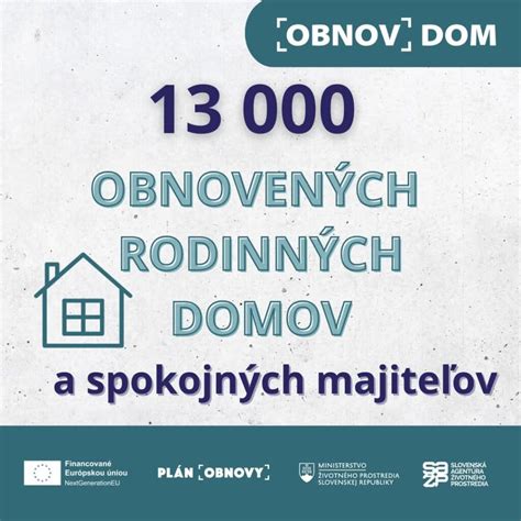 Infografika o obnove rodinných domov
