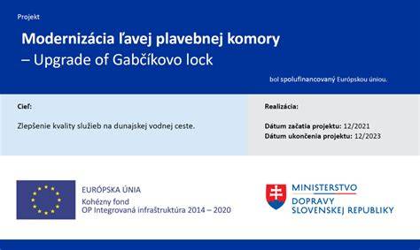 Modernizácia ľavej plavebnej komory v roku 2023