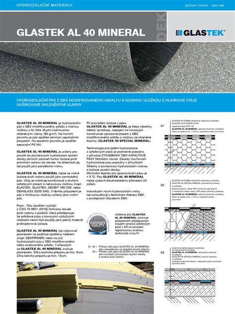 Detail asfaltového pásu GLASTEK 40 SPECIAL MINERAL s minerálnym posypom
