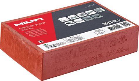Protipožiarne bloky a zátky Hilti pre ľahkú montáž