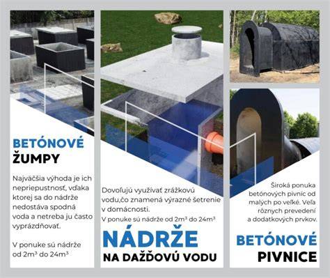 Inštalácia plastovej žumpy na betónovú dosku