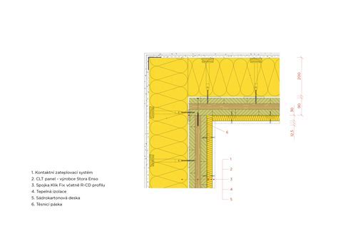 Detail hrdlového spoja s elastomérovým tesnením