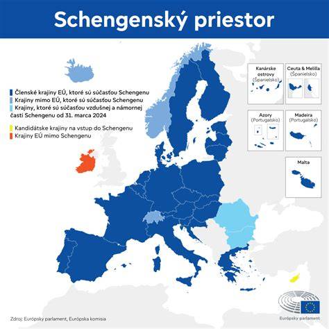 Mapa krajín Európskeho hospodárskeho priestoru a Nórska