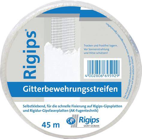 Balenie Rigips sklovláknitej pásky 25 m