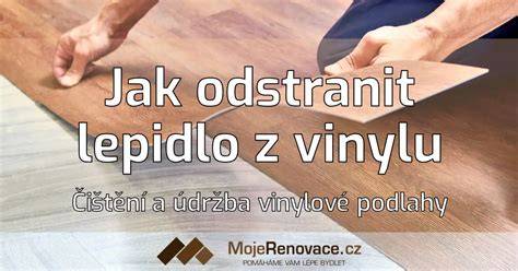Odstraňovanie zaschnutého lepidla z podkladu