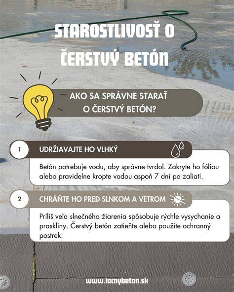 Starostlivosť o čerstvo zaliaty betón a ochrana pred počasím