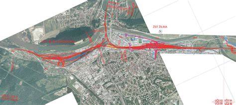 Mapa železničného uzla Žilina a jeho prepojení
