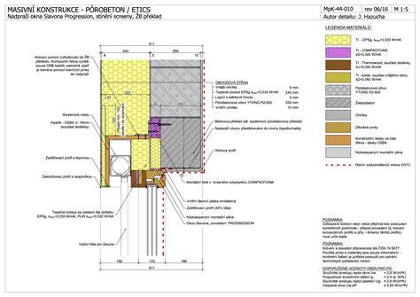 Detail osadenia keramického prekladu nad okenným otvorom