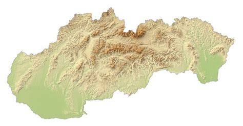 mapa Slovenska s vyznačenými regiónmi pokrytia
