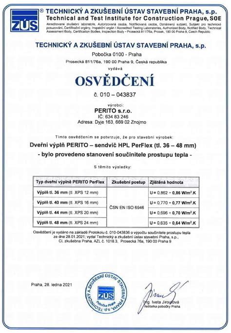 Certifikáty odolnosti HPL materiálu