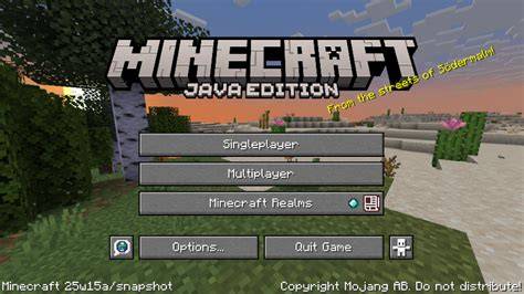 Screenshot z menu nastavení zobrazenia Minecraft Java Edition