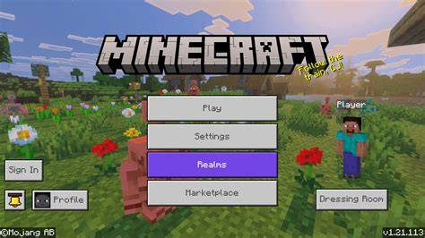Screenshot z menu nastavení zobrazenia Minecraft Bedrock Edition