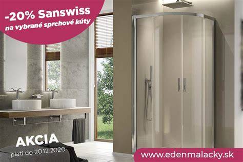 Produktová línia sprchových kútov SanSwiss
