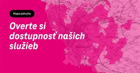 Mapa pokrytia optickou sieťou Telekom