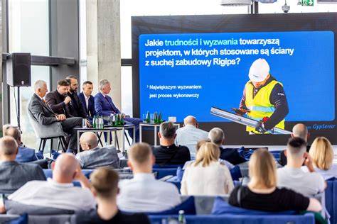 Fotografia z montážnej konferencie Rigips