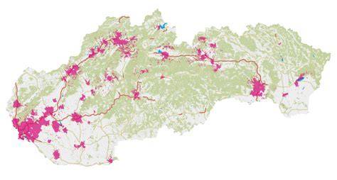 Mapa dostupnosti stavebných služieb v regióne Kysuce