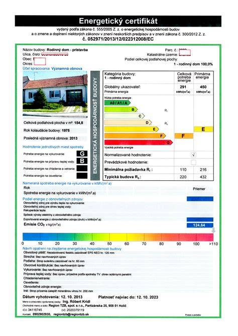 Certifikácia energetickej triedy budovy A0