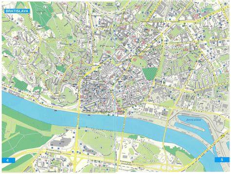 Mapa Bratislavy s vyznačenou lokalitou Rača