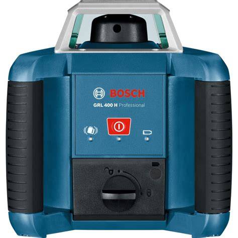 Rotačný laser Bosch GRL 400 H pri práci na stavenisku