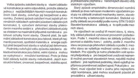Druhy hydrofyzikálneho zaťaženia na základové konštrukcie