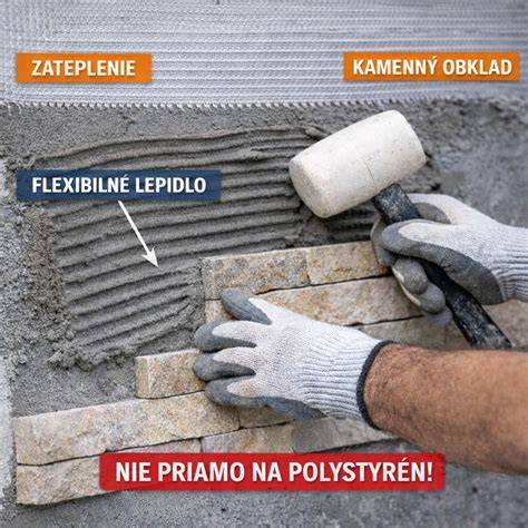 Detail kamenného obkladu na stene