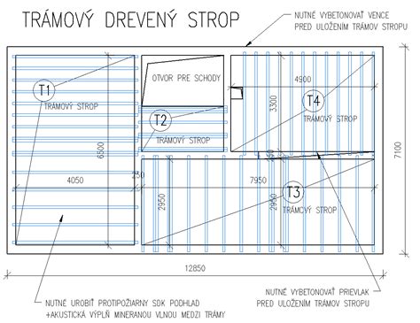 Trámový strop a tepelné úniky