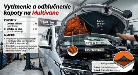 Porovnanie materiálov na odhlučnenie kapoty