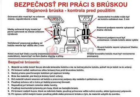 Bezpečnostné vybavenie pri práci s brúskou