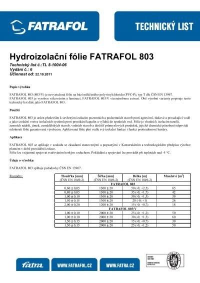 Detail spojenia fólie Fatrafol 803 zváraním horúcim vzduchom