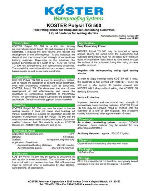 Aplikácia penetračného náteru KÖSTER Polysil TG 500