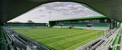 moderný futbalový štadión Futbal Tatran Aréna