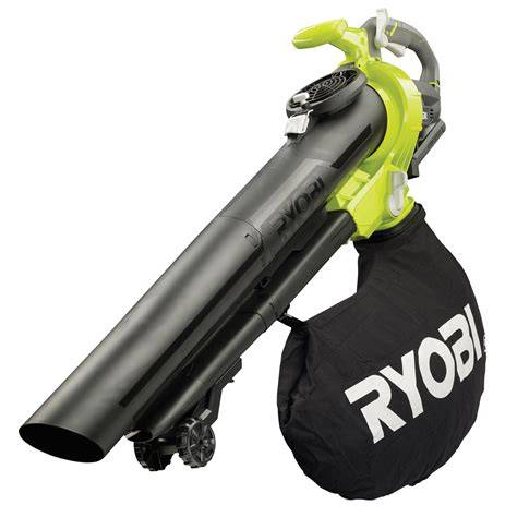 Ryobi RBV36B fúka lístie v záhrade