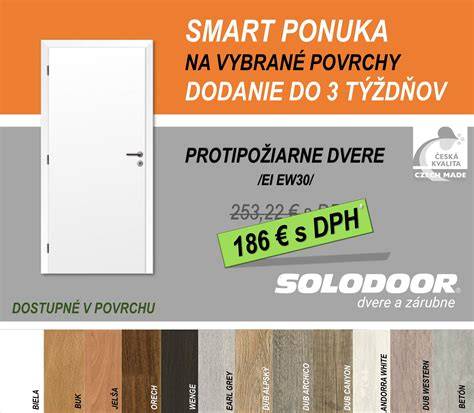 Vzorkovník farieb a dekorov interiérových dverí SOLODOOR