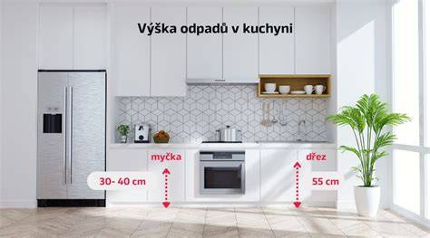 Výška parapetov od podlahy v kuchyni s linkou