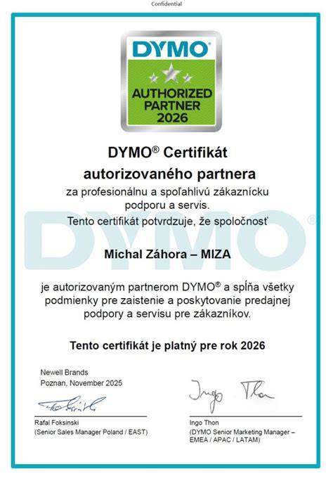 Certifikát autorizovaného servisu Scheppach