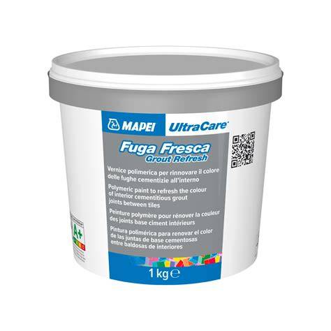 Mapei UltraCare Fuga Fresca obal produktu a ukážka aplikácie
