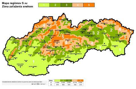 Mapa snehových a veterných oblastí