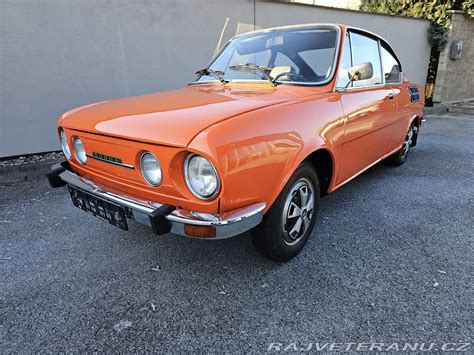Schematický nákres Škody 110 R Coupé