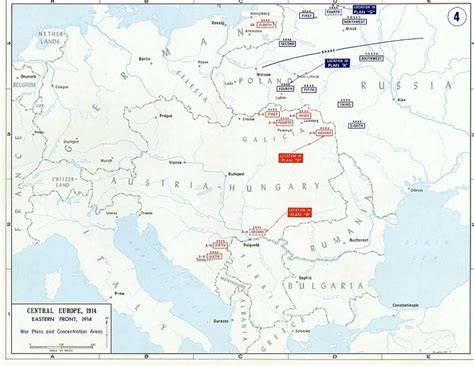 Mapa Karpatského frontu počas prvej svetovej vojny