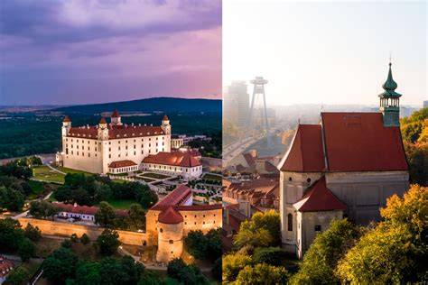 Záber na historickú architektúru Holíčskeho zámku