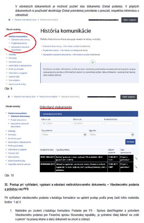 Elektronické podávanie dokumentov pre rekonštrukciu