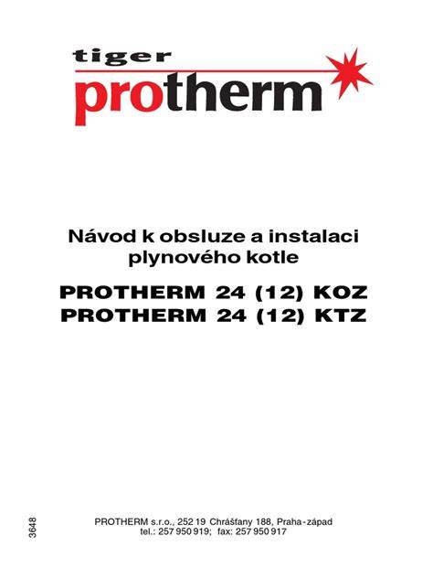 Protherm Tiger 24 KOZ s vstavaným zásobníkom