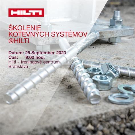 Prehľad kotviacich systémov Hilti v betóne a murive